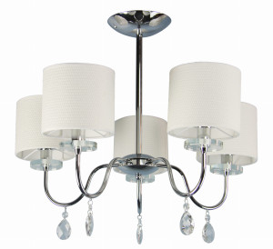 Estera lampa wisząca 5x40w e14 chrom