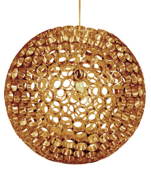 Abros lampa wisząca 50 1x60w e27 miedziany