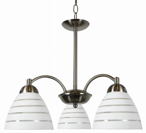 Uli lampa wisząca 3x60w e27 satyna