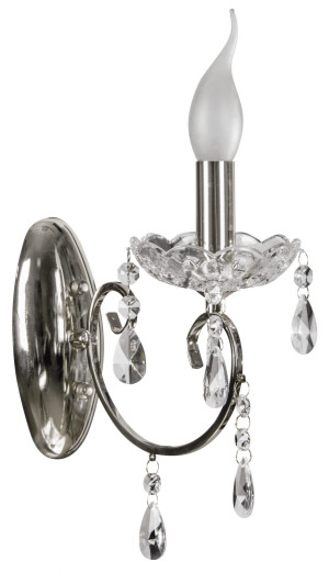 Aurora lampa kinkiet 1*40w e14 chrom