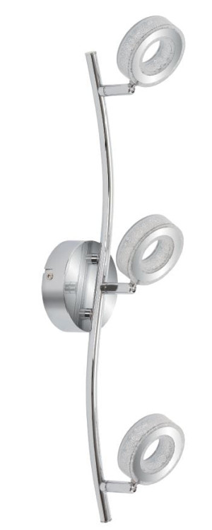 Vinola lampa sufitowa listwa 3x5w led chrom 3000k