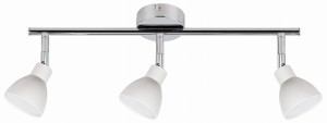 Roy lampa sufitowa listwa 3x5w led cob główka okrągła 1e z przegubem kd system biały