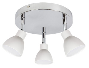 Roy lampa sufitowa plafon 3x5w led cob główka okrągła 1e z przegubem kd system biały