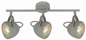 Pent lampa sufitowa listwa 3x50w gu10 betonowy szary