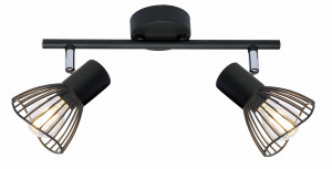 Fly lampa sufitowa listwa 2x40w e14 czarny