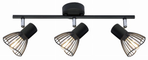 Fly lampa sufitowa listwa 3x40w e14 czarny