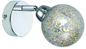 Kaleidoscope lampa kinkiet 1x4w led g9 chrom