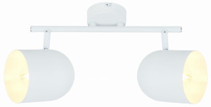 Azuro lampa sufitowa listwa 2x40w e27 biały