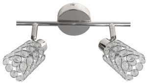 York lampa sufitowa listwa 2x40w g9 chrom