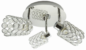 York lampa sufitowa plafon 3x40w g9 chrom