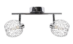 Horus lampa sufitowa listwa 2x40w g9 chrom