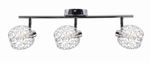 Horus lampa sufitowa listwa 3x40w g9 chrom