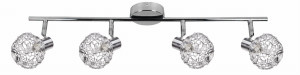 Collar lampa sufitowa listwa 4x40w g9 chrom