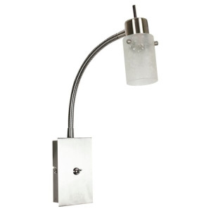 Frozen lampa kinkiet na wysięgniu 1x40w g9 nikiel mat