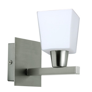 Maxim lampa kinkiet 1x40w e14 nikiel mat