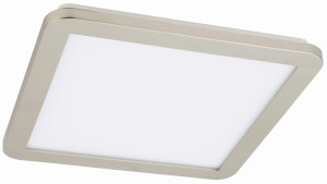Nexit lampa sufitowa plafon 30x30 18w led ip44 satyna+biały 3000k