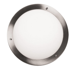 Aquila lampa sufitowa plafon 32 1x60w e27 satyna nikiel ip44