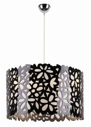 Simona 2 lampa wisząca 40x120 3x40w e14 czarny