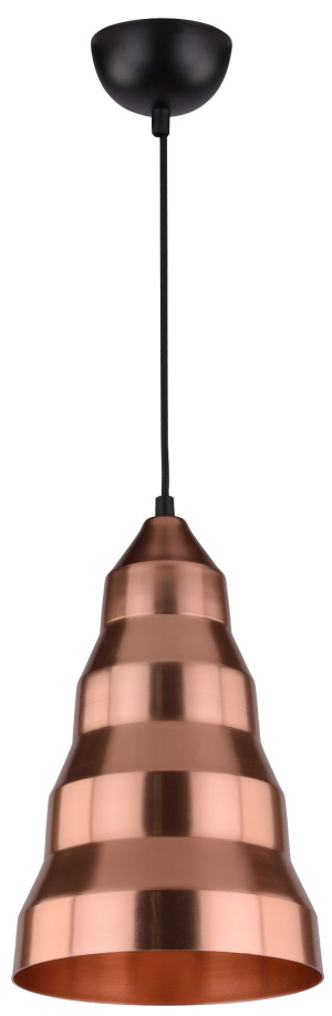 Vesuvio lampa wisząca 20 1x40w e27 miedziany