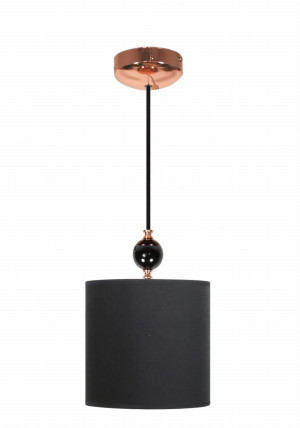 Melba lampa wisząca 1x60w e27 czarny