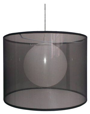 Chicago lampa wisząca 37 1x60w e27 czarny