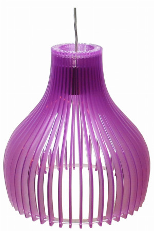 Buren lampa wisząca 1x60w e27 26x26x150 fioletowy