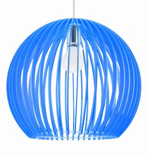 Haga lampa wisząca 1x60w e27 36x36x110 niebieski