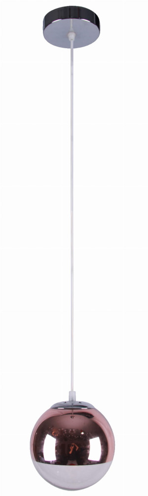 Gaze lampa wisząca 20 1x60w e27 różowo złoty