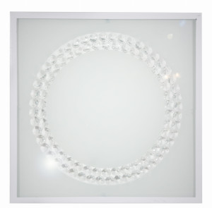 Lux lampa sufitowa plafon 29x29 16w led 6500k biały duży ring