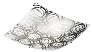 Silk lampa sufitowa plafon 30x30 1x60w e27