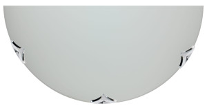 Sara lampa sufitowa plafon1/2 300 chrom/satyna 1x60w