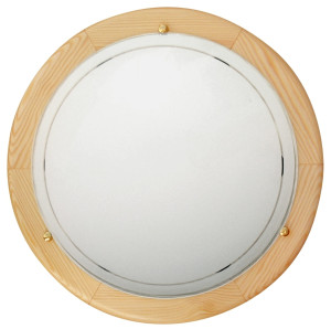 1030 lampa sufitowa plafon40 drewno standard 2x60w e27 sosna