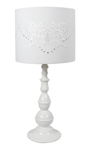 Lans lampa 1x60w e27 biała