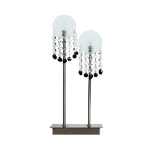 Luxor lampa 2*20w g4 nikiel mat