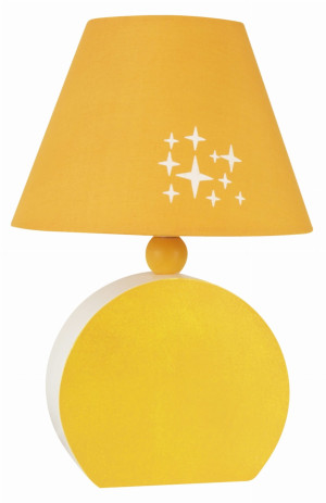 Ofelia lampa gab. mdf 1x40w e14 pomarańczowa