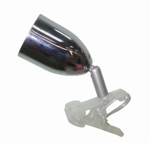 Led clip lampa klips 1x3w led chrom