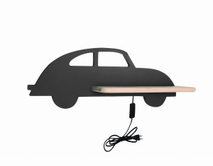 Car lampa kinkiet 5w led 4000k wp iq kids z przewodem z wł. i wtyczką szary