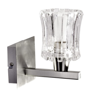 Lampa ibiza kinkiet 1x40w e14 satyna