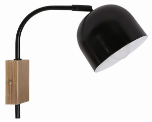 Rupi lampa kinkiet 1x40w e27 czarny