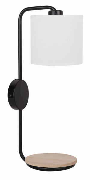 Lampa alpine kinkiet 1x40w e14 czarny