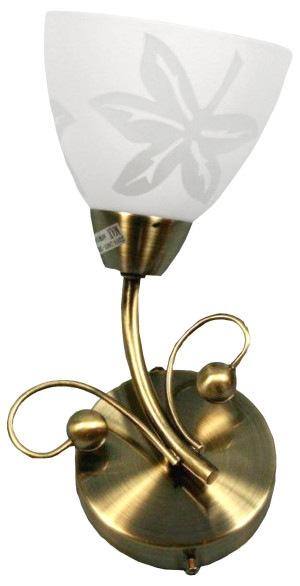 Lampa leila kinkiet 1x40w e14 patyna