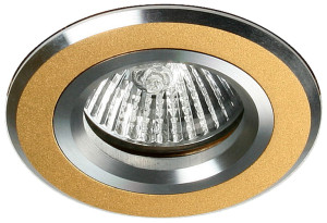 Oprawa stropowa sa-04 sng/al mr16 sat złoto aluminium