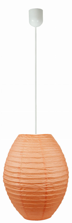 Lampa kokon w ształcie ula papierowy pomarańcz 40x55cm/linka