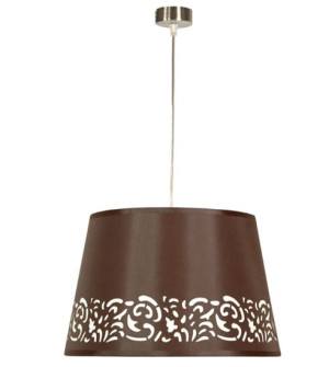 Lampa kaszmir zwis 35 1x60 e27 brązowy
