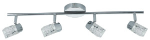 Lampa szafir listwa 4x40w g9 chrom