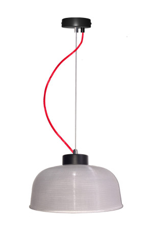 Lampa wisząca liverpool ii 1 czerwony90x26,5x0