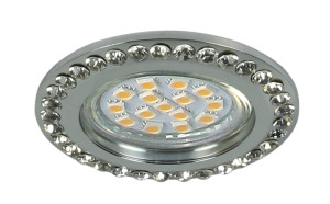 Soc-01 ch gu10 50w 230v opr.strop.stała okrągła odlew