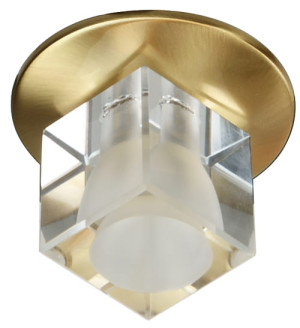 Sk-06 sg g4 satyna złoto opr. strop. stała kryształ 20w g4
