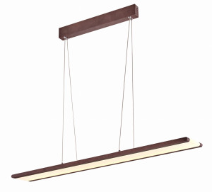 Coconut lampa wisząca 91x8 28w led brązowy 4000k apeti