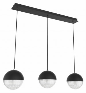 Furni lampa wisząca 70x15 3x5w led czarny 4000k apeti